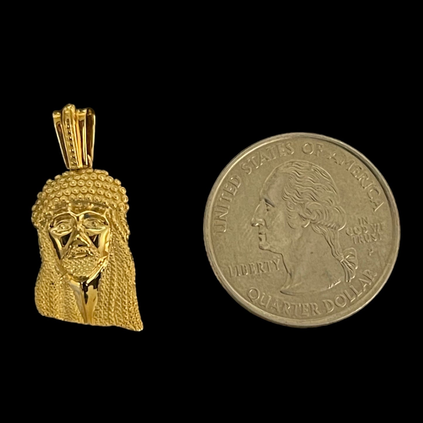 Stoneless Micro BK Classic Jesus Piece
