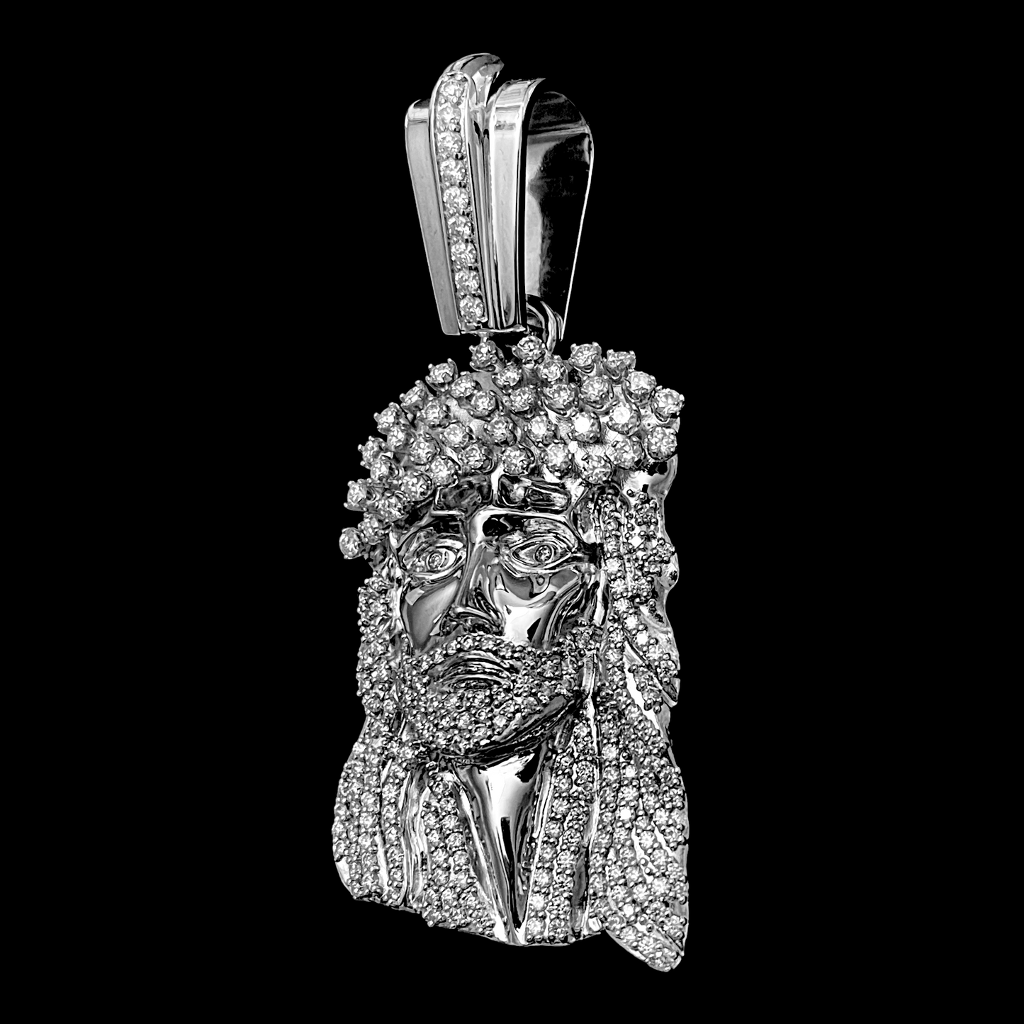 Solid Gold Medium OG Kufi Jesus Piece