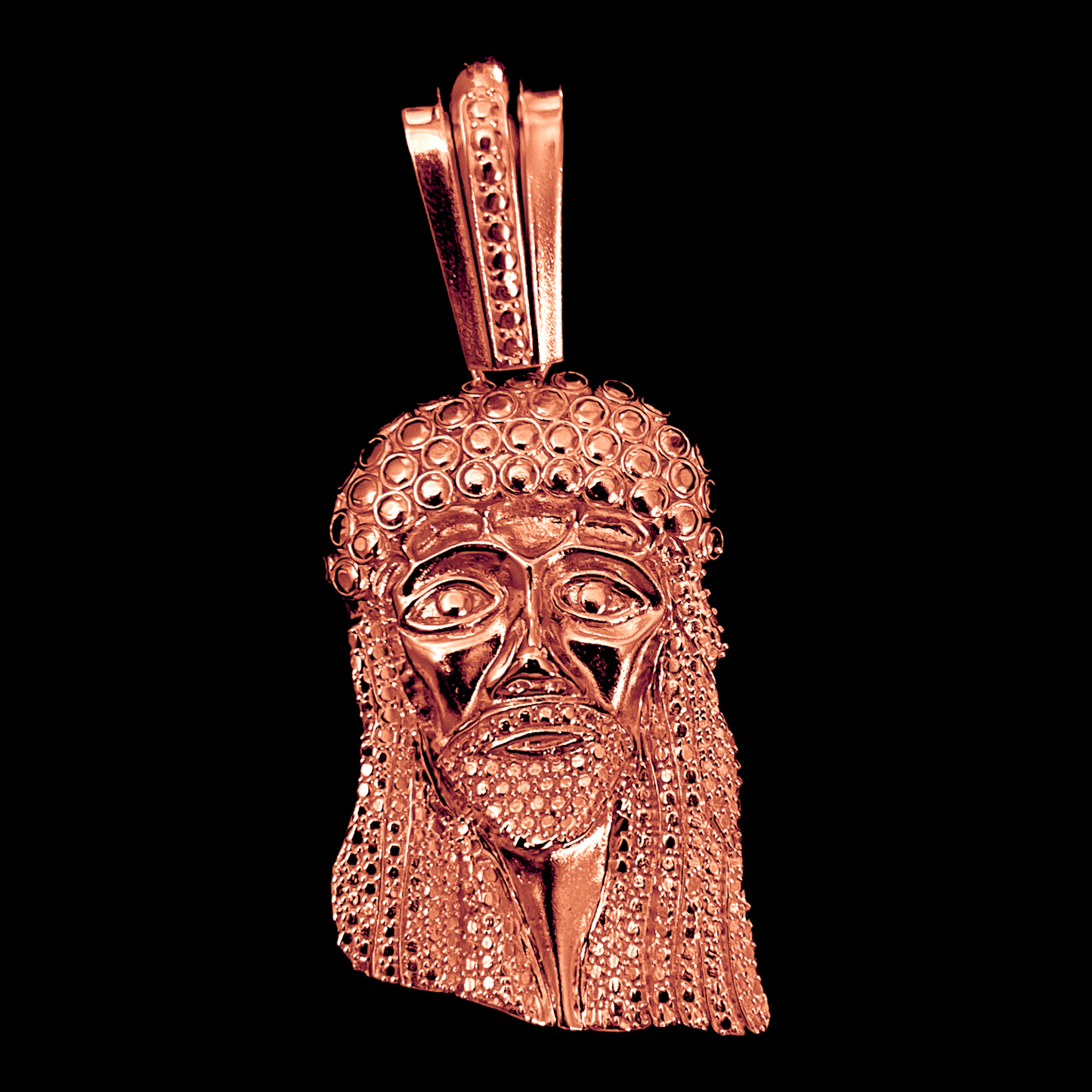 Small Y2K Kufi Stoneless Jesus Piece