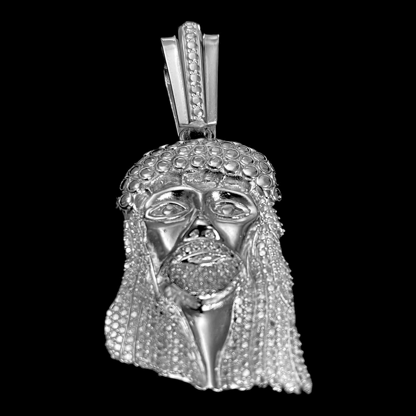 Medium Y2K Kufi Stoneless Jesus Piece