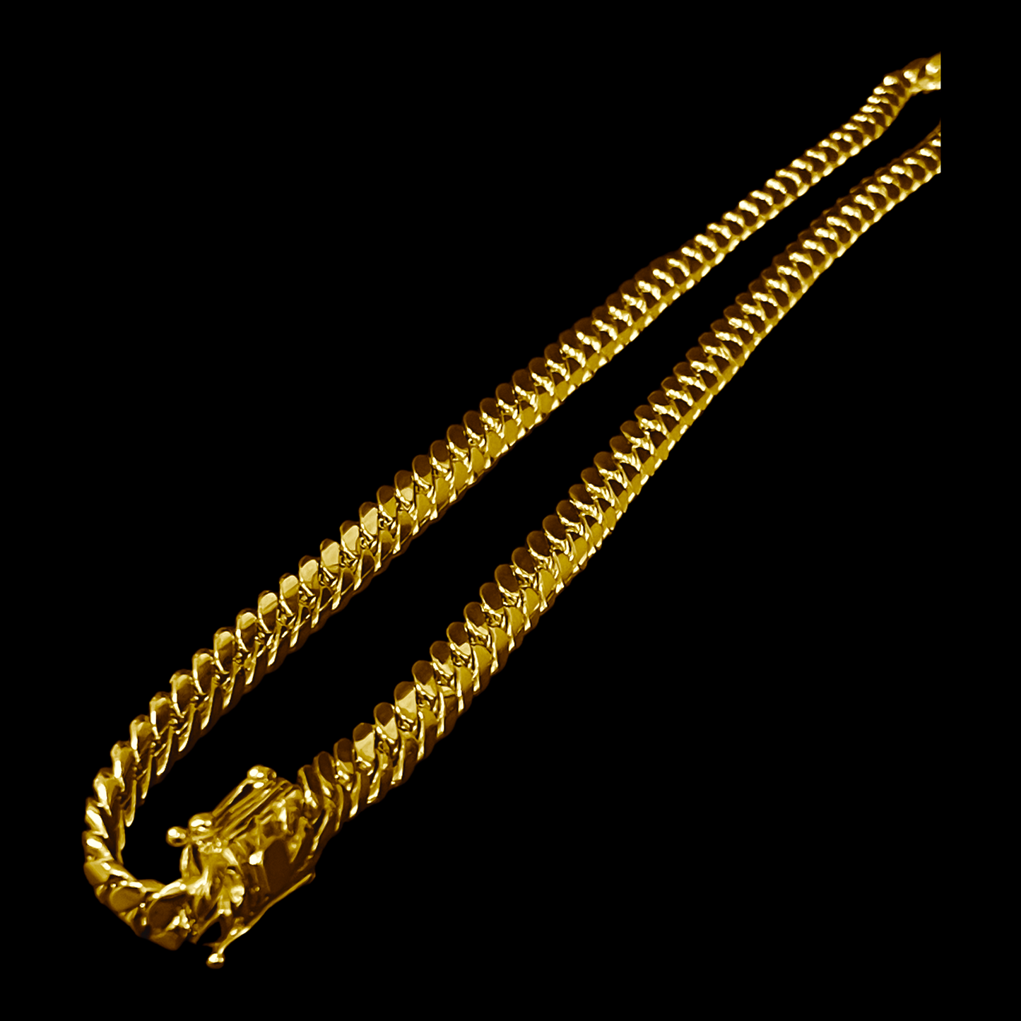 10mm Silver Miami Cuban Link Chain
