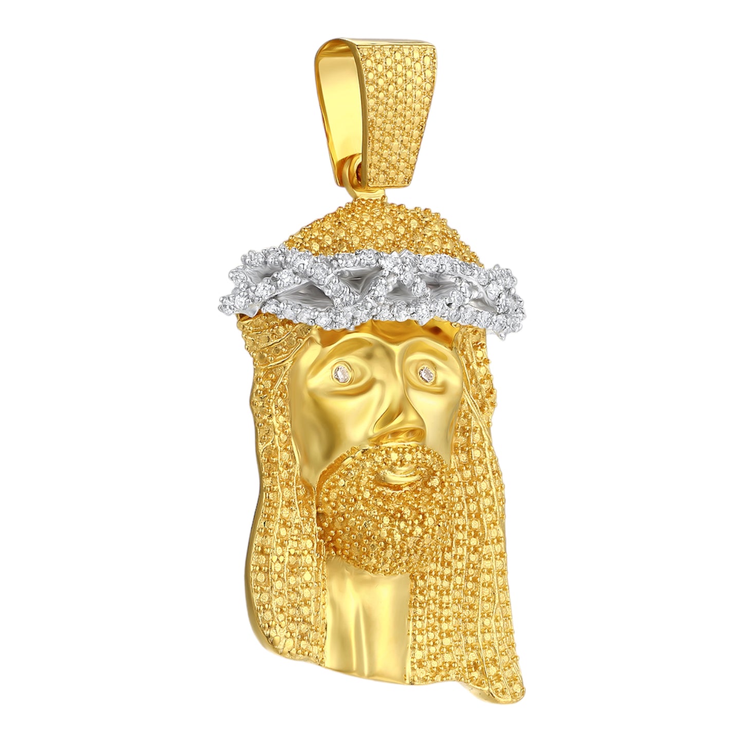 Solid Gold XS GOOD Jesus Piece