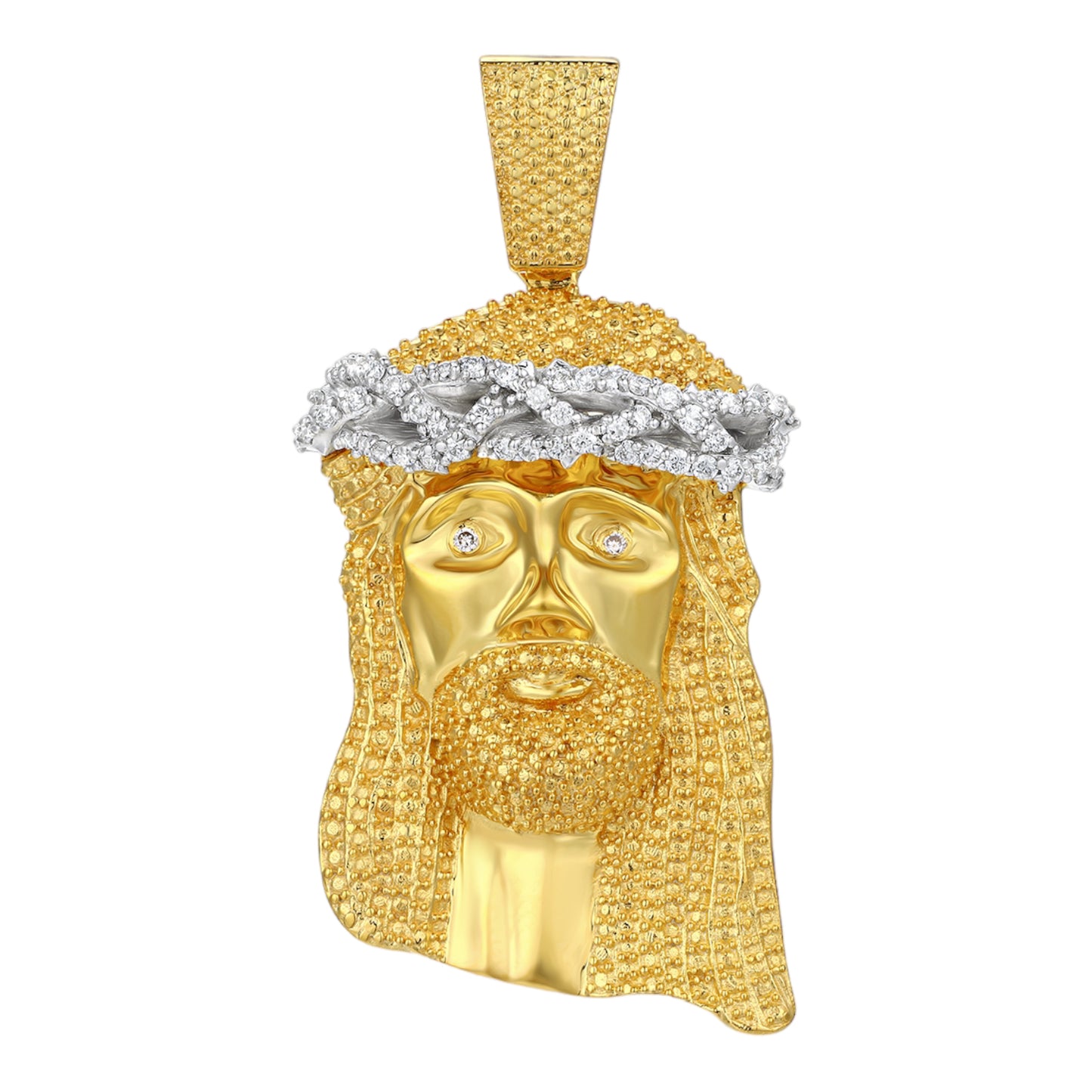 Solid Gold XS GOOD Jesus Piece