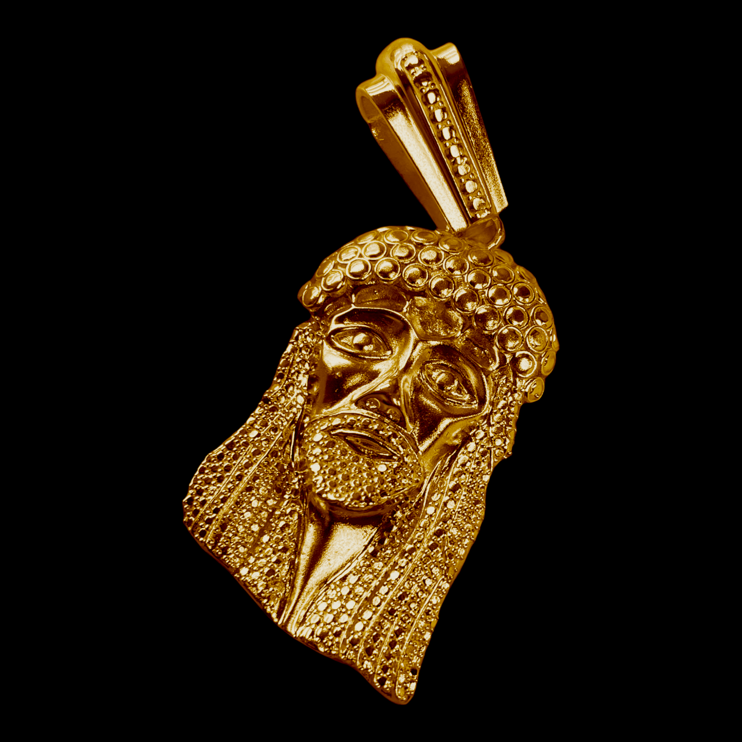 Small Y2K Kufi Stoneless Jesus Piece