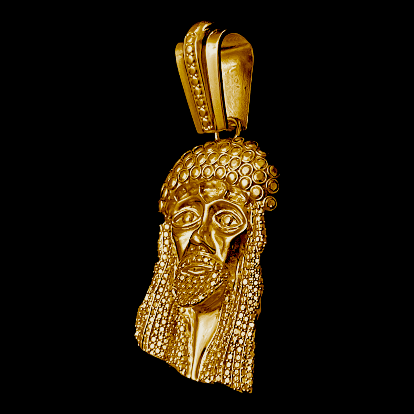 Small Y2K Kufi Stoneless Jesus Piece