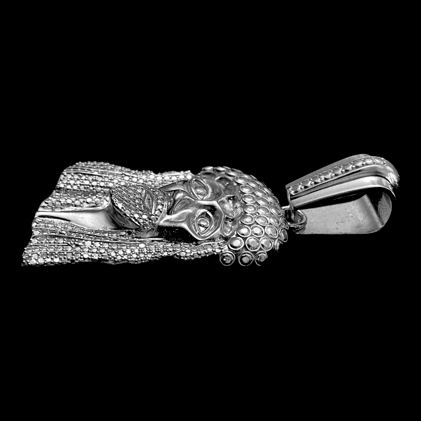 Small Y2K Kufi Stoneless Jesus Piece