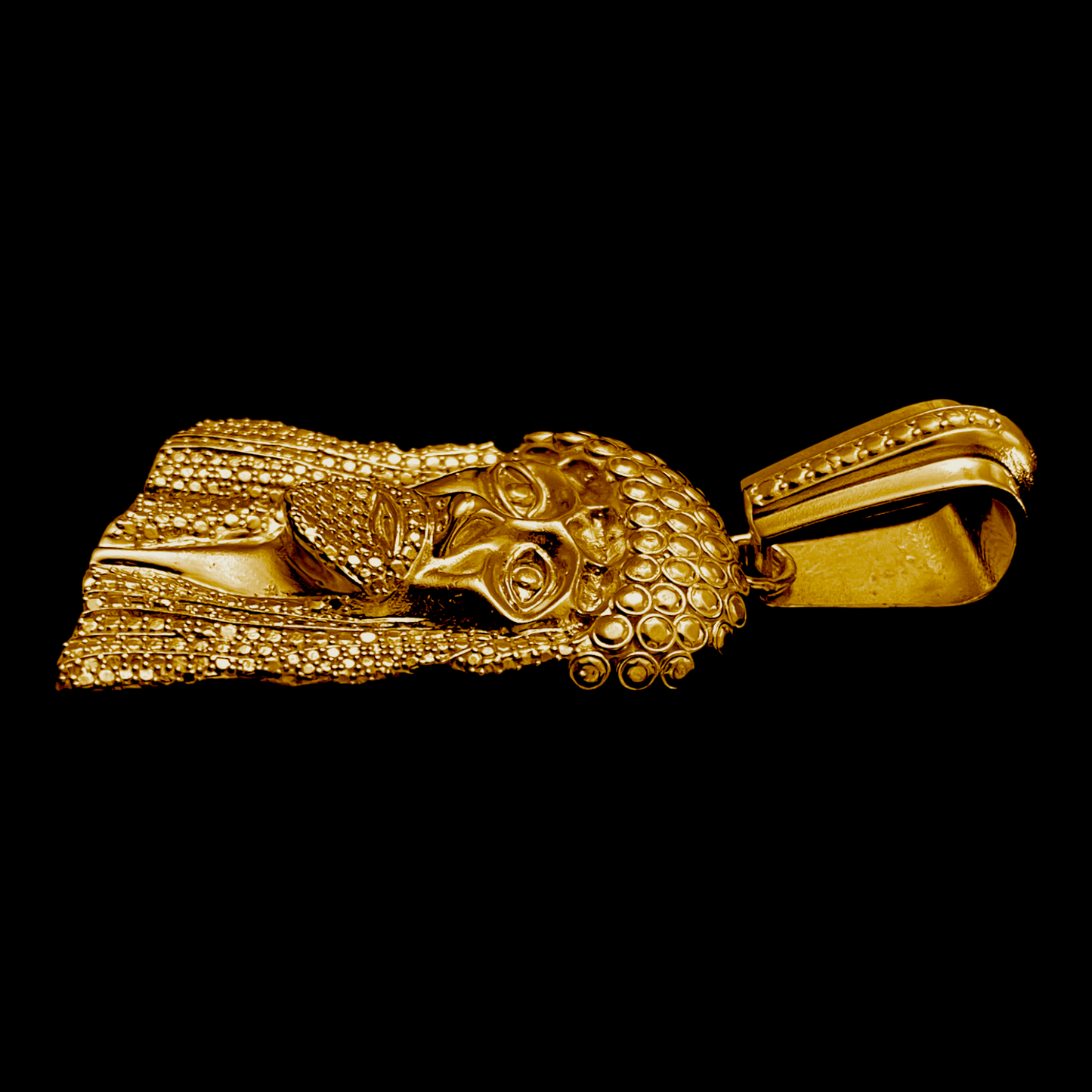 Small Y2K Kufi Stoneless Jesus Piece