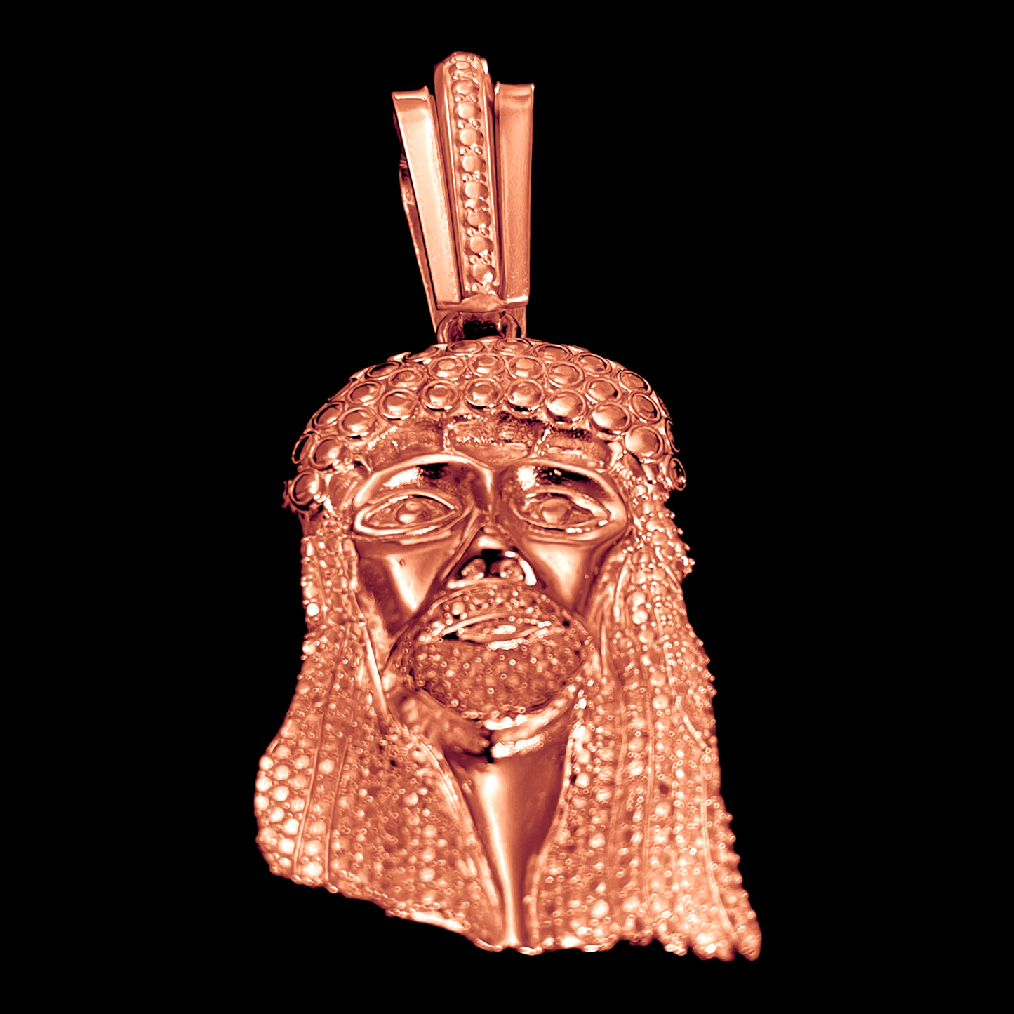 Small Y2K Kufi Stoneless Jesus Piece